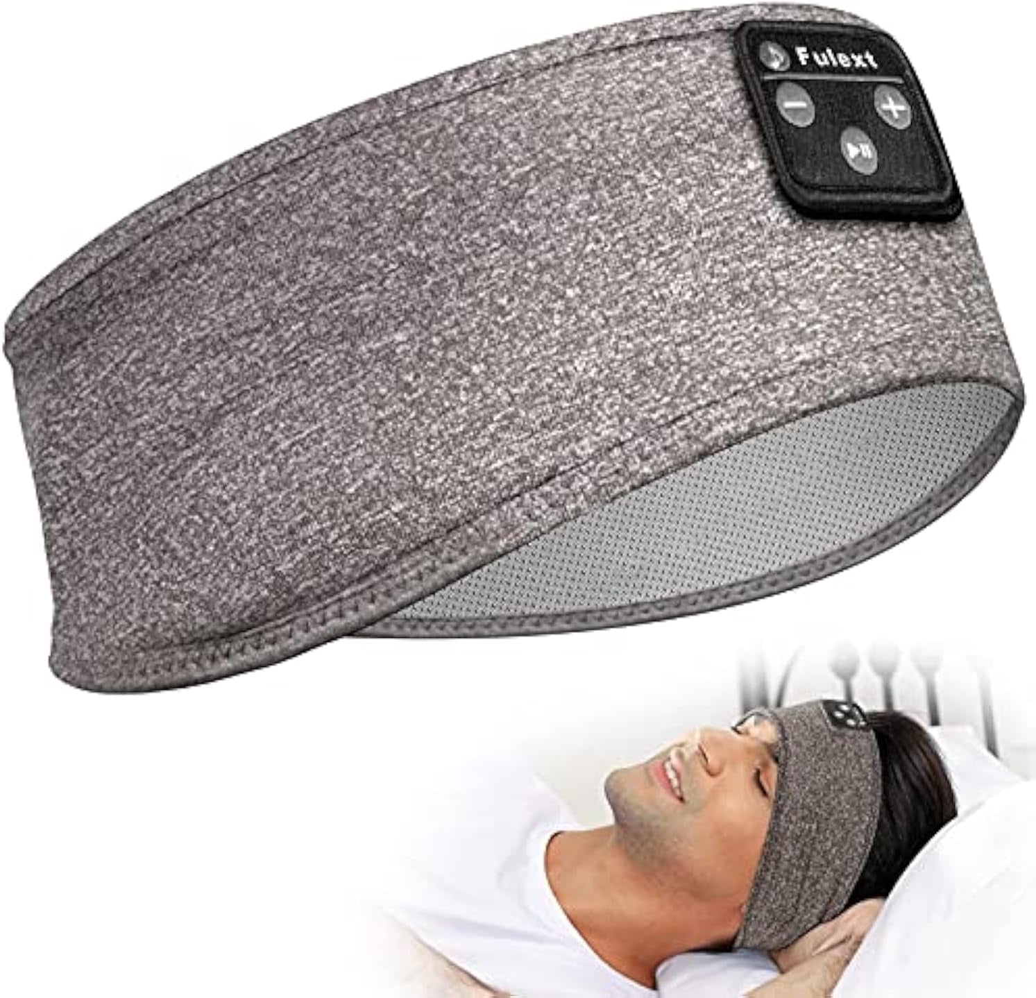Sleep Headphones Bluetooth Headband Wireless, Sleeping Mask Music Sport Headbands,Long Time Play Sleeping Headsets with Built in Speakers Perfect for Sleep,Workout,Running,Yoga,Travel